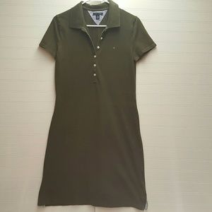 Tommy Hilfiger Medium Olive green dress